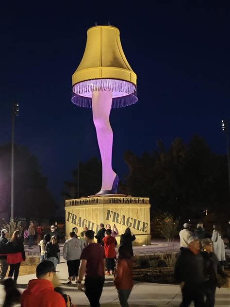 sexy leg lamp|Chickasha, Oklahoma, Has A 50 Foot Tall Leg Lamp Statue.